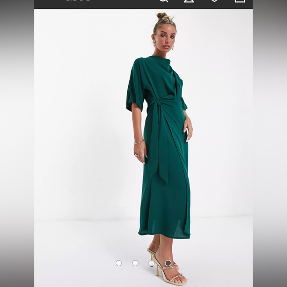 Green NWT ASOS Dress - Picture 4 of 4